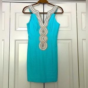 Lilly Pulitzer Valli Shift Dress in Serene Blue Size 00